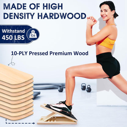Adjustable Wooden Calf Slant Board