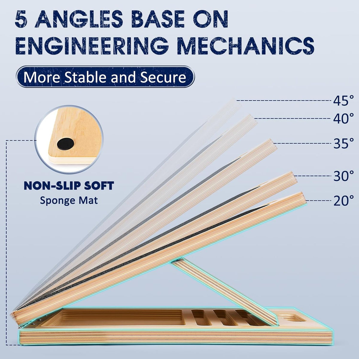 Adjustable Wooden Calf Slant Board