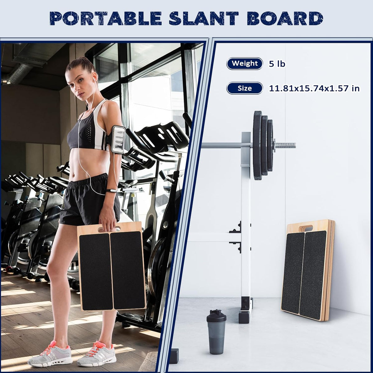 Adjustable Wooden Calf Slant Board