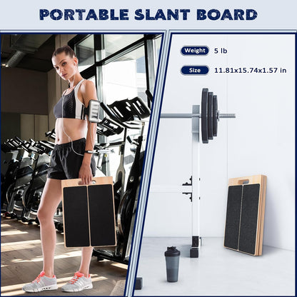 Adjustable Wooden Calf Slant Board